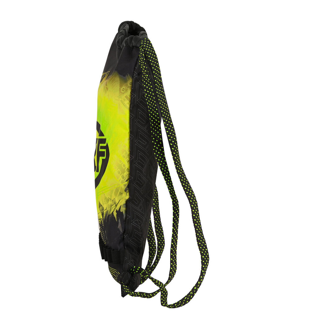 Mugursoma ar lencēm Nerf Neon Melns Kaķis (35 x 40 x 1 cm) cena un informācija | Skolas somas | 220.lv