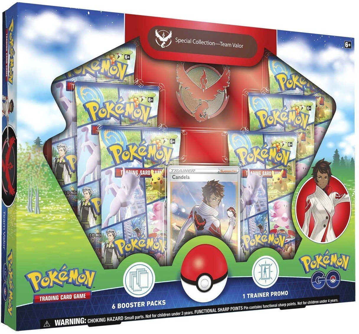 Настольная игра Pokemon TCG, Pokémon GO Special Collection Team Valor цена  | 220.lv