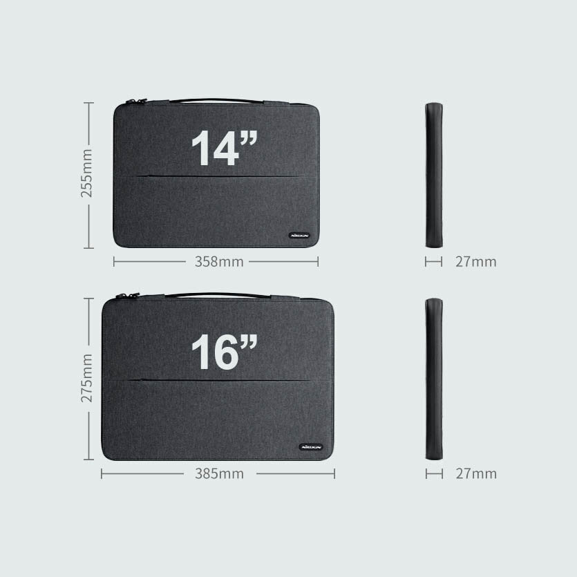 Nillkin 2in1, MacBook 14'', melns cena un informācija | Somas portatīvajiem datoriem | 220.lv