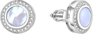 Серебряные сверкающие серьги с перламутром Beneto TAGUP1469S цена и информация | Серьги | 220.lv