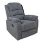 Atpūtas krēsls MANUEL 88x95x103cm, ar manuālu mehānismu, pelēks cena un informācija | Atpūtas krēsli | 220.lv
