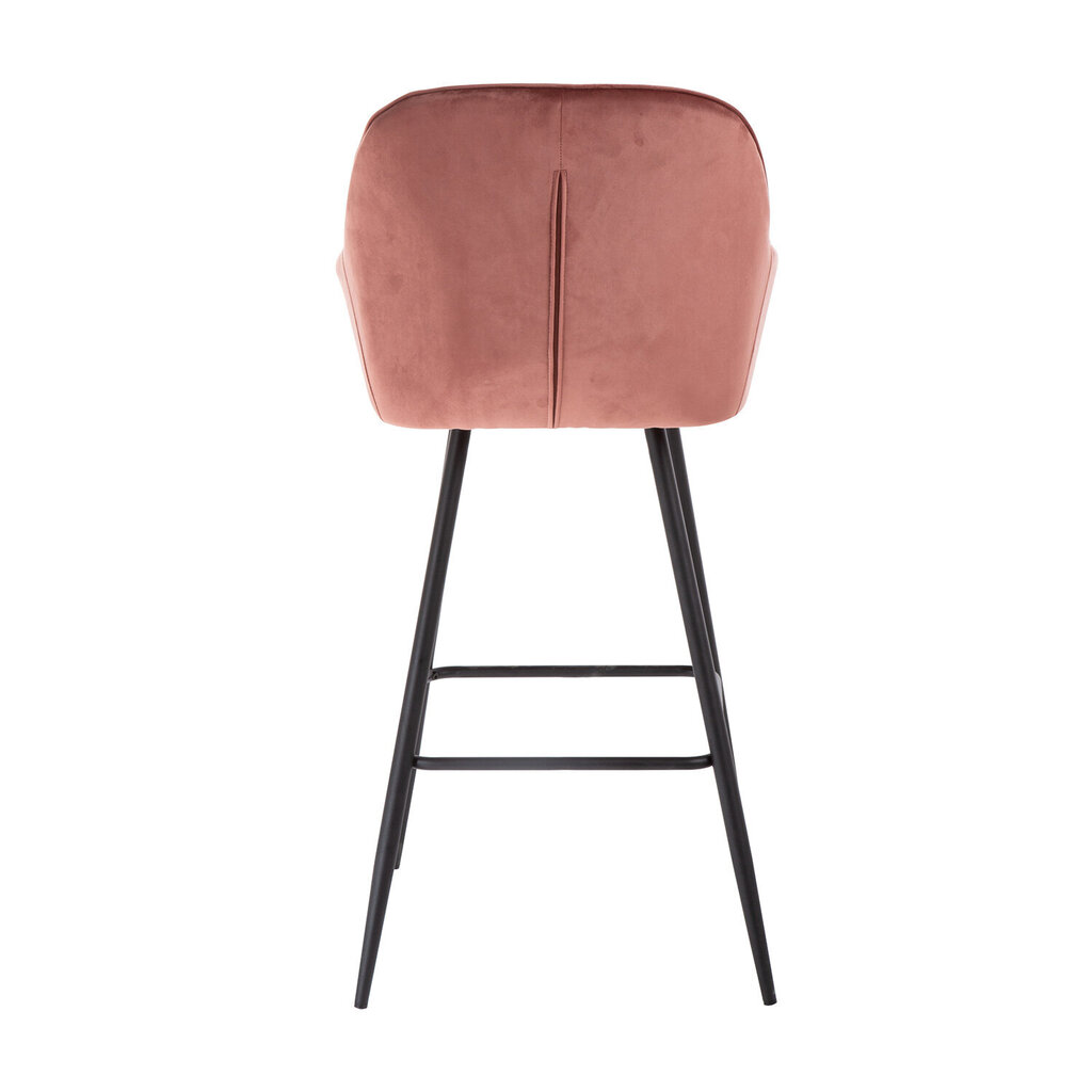 Bāra krēsls BRITA, rozā samts cena un informācija | Virtuves un ēdamistabas krēsli | 220.lv