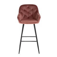 Барный стул BRITA, розовый бархат цена и информация | Комплекты мебели для столовой | 220.lv