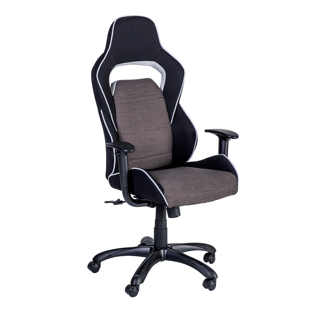 Darba krēsls COMFORT melns/pelēks/balts цена и информация | Biroja krēsli | 220.lv