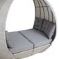 Dārza dīvāns ASCOT 215x110xH187cm, pelēka cena un informācija | Dārza krēsli | 220.lv