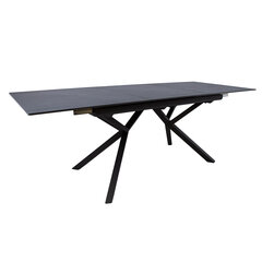 Обеденный стол EDDY 160/220x90xH76 см, серый цена и информация | Кухонные и обеденные столы | 220.lv