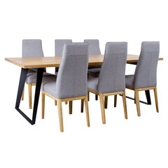 Обеденный комплект с 6 стульями LISBON (19968)  цена и информация | Комплекты мебели для столовой | 220.lv