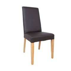 Ēdamistabas krēsls PAU 54x44xH96cm, tumši brūns цена и информация | Стулья для кухни и столовой | 220.lv