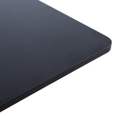 Столешница Ergo, 120x60 см, черная цена и информация | Компьютерные, письменные столы | 220.lv