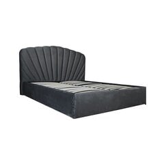 Кровать Eva, 160x200 см, серый бархат цена и информация | Кровати | 220.lv