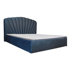 Кровать Eva, 160x200 см, серый бархат цена и информация | Кровати | 220.lv