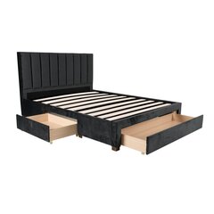 Кровать Grace, 160x200 см, темно-серая цена и информация | Кровати | 220.lv