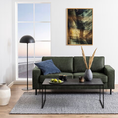 Kafijas galdiņš INFINITY, 120x60xH48cm, melns marmors cena un informācija | Žurnālgaldiņi | 220.lv