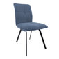 Krēsls EDDY, pelēcīgi zils cena un informācija | Virtuves un ēdamistabas krēsli | 220.lv