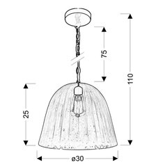 Candellux piekaramā lampa cena un informācija | Lustras | 220.lv