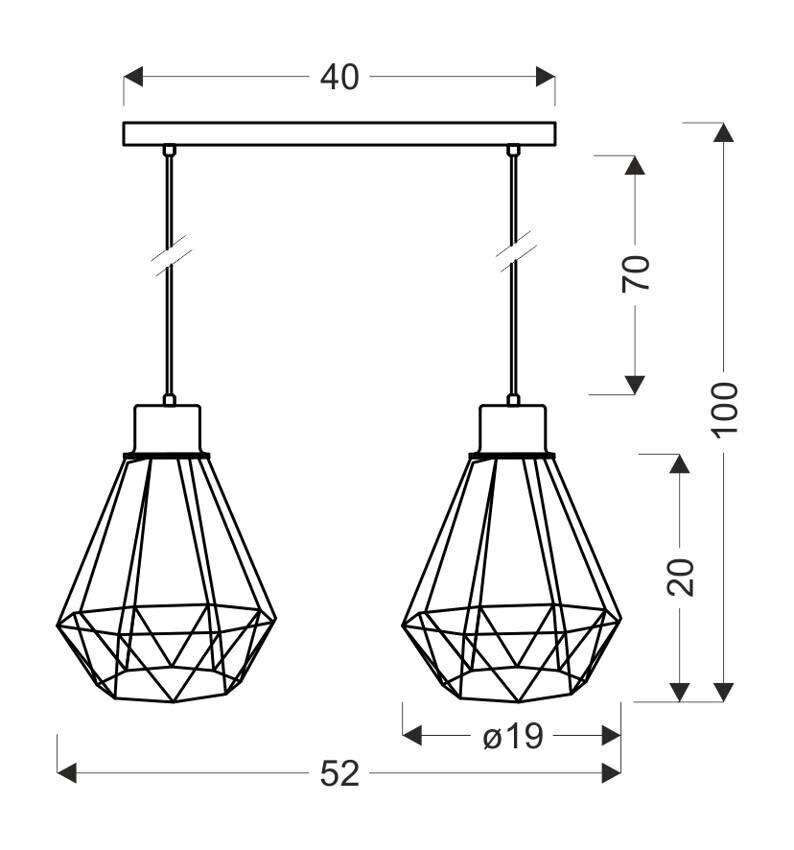 Candellux piekaramā lampa Primo cena un informācija | Lustras | 220.lv