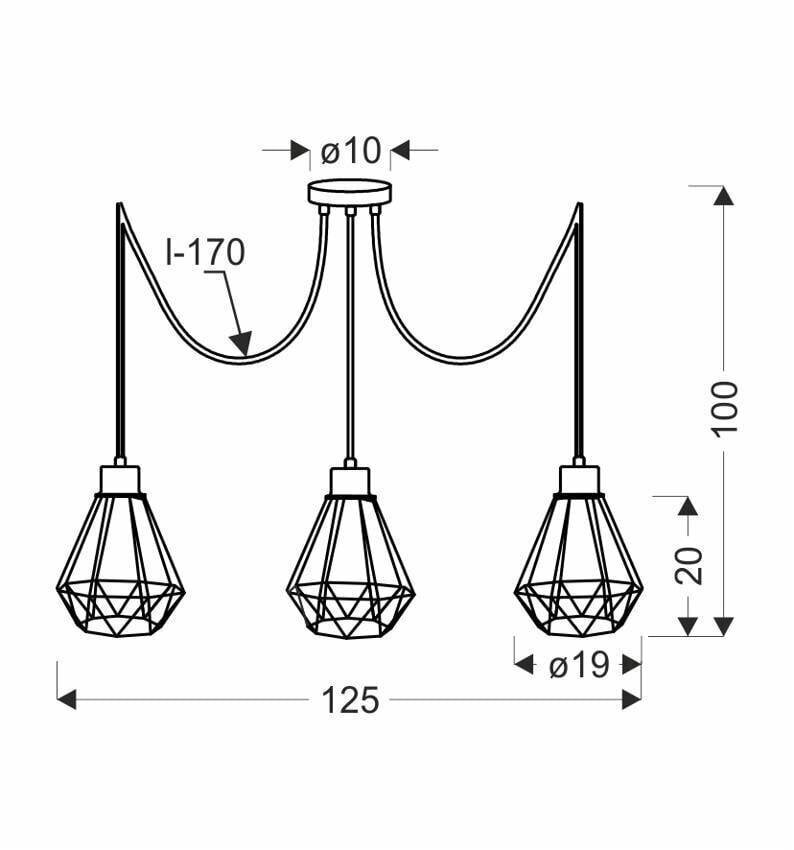 Candellux piekaramā lampa Primo цена и информация | Piekaramās lampas | 220.lv