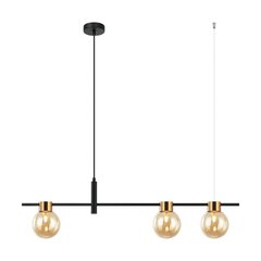 Piekārta lampa Bletter PND-5225-3-BK-AMB cena un informācija | Lustras | 220.lv