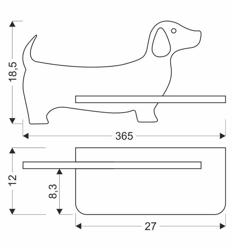 Candellux sienas lampa Kids Dog цена и информация | Sienas lampas | 220.lv