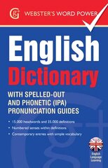 Webster's Word Power English Dictionary: With Easy-to-Follow Pronunciation Guide and IPA cena un informācija | Svešvalodu mācību materiāli | 220.lv