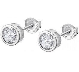 Ослепительные серебряные серьги с прозрачными цирконами Lotus Silver Pure Essential LP3299-4/1 цена и информация | Серьги | 220.lv