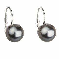 Troli Eleganti pērļu auskari ar Pearl Grey atloku 71106.3 cena un informācija | Auskari | 220.lv