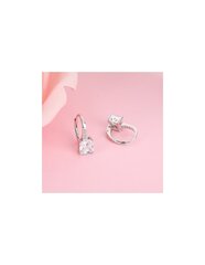 Original silver earrings with clear zircons E0000665 cena un informācija | Auskari | 220.lv