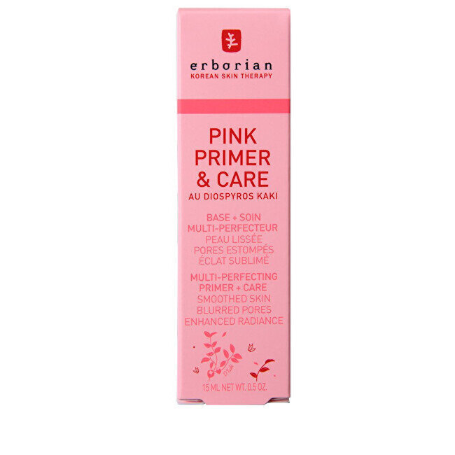 Grima bāze Erborian Pink Primer and Care Radiance Foundation, 15 ml цена и информация | Grima bāzes, tonālie krēmi, pūderi | 220.lv