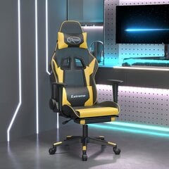 Spēļu krēsls, melns/zelts цена и информация | Офисные кресла | 220.lv