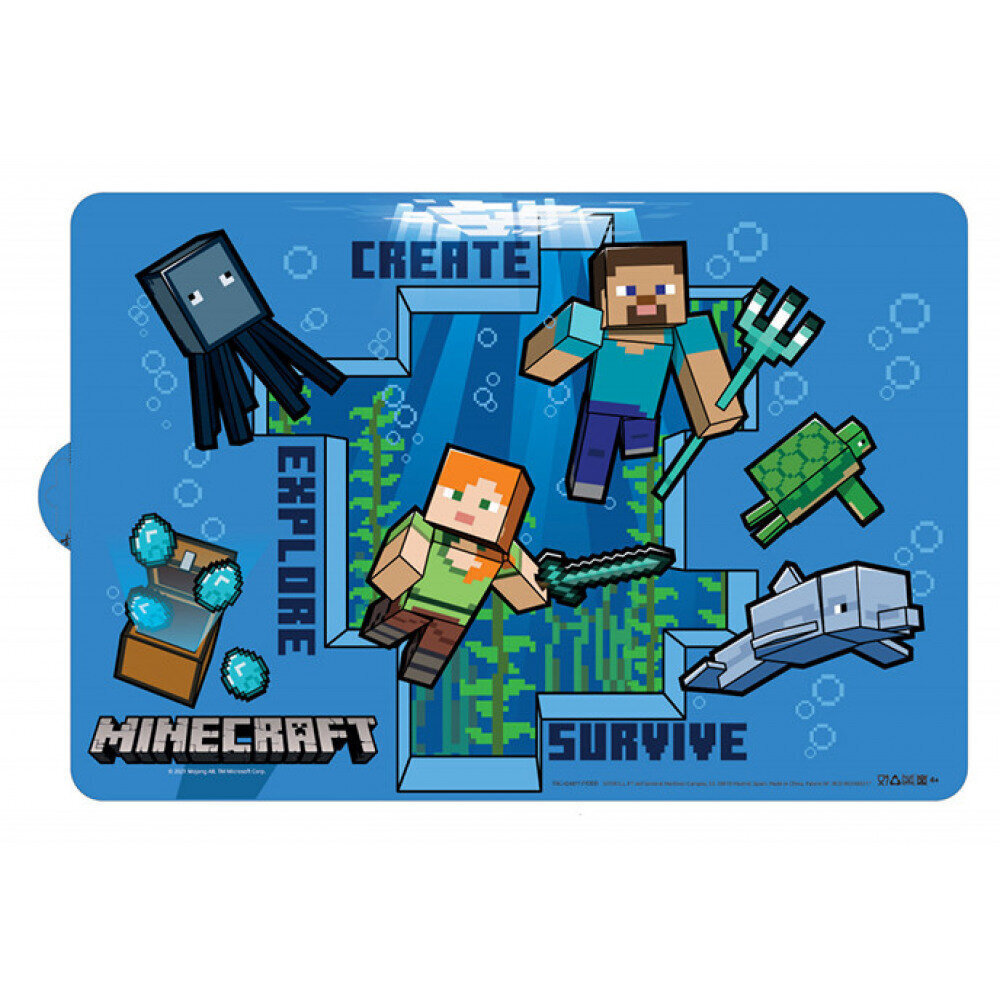 Minecraft galda paliknis 43 x 28cm cena un informācija | Kancelejas preces | 220.lv