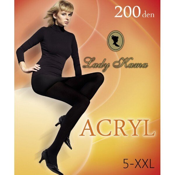 Sieviešu zeķbikses Lady Kama 200 ACRYL Klara Nero cena un informācija | Zeķubikses | 220.lv