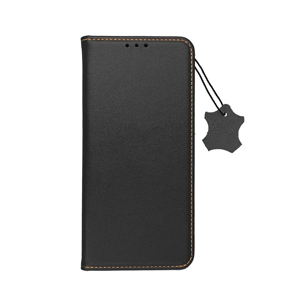 Ādas telefona vāciņš Forcell SMART PRO - Xiaomi Redmi 10C, melns cena un informācija | Telefonu vāciņi, maciņi | 220.lv