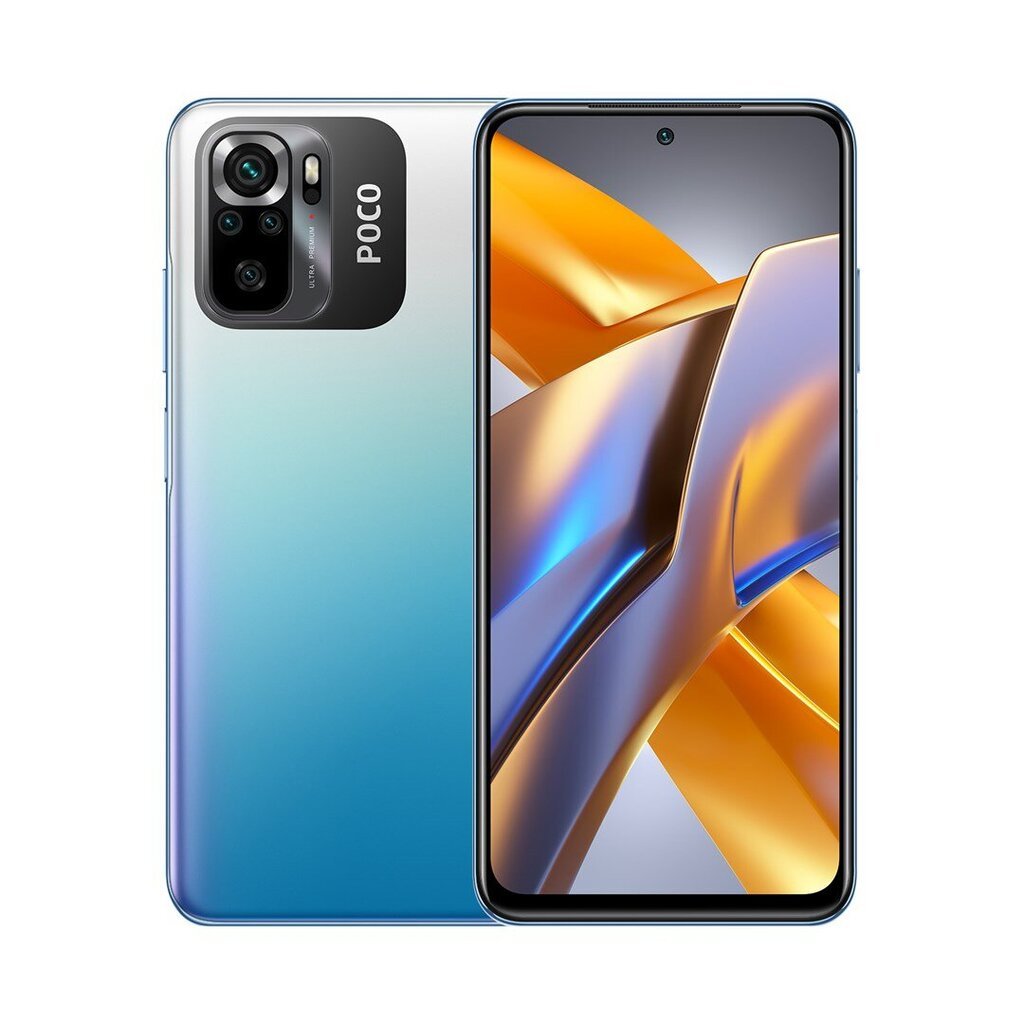 Poco M5s Dual SIM 4/128GB MZB0CJEEU Blue цена и информация | Mobilie telefoni | 220.lv