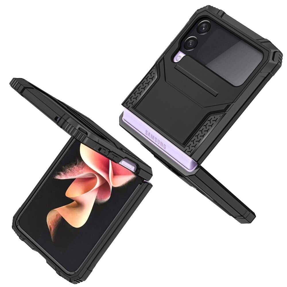 Vāciņš Nitro - SAMSUNG Galaxy Z Flip 4 5G, melns cena un informācija | Telefonu vāciņi, maciņi | 220.lv