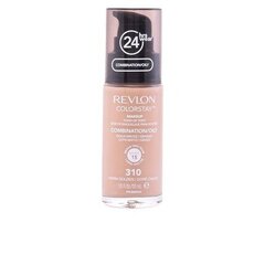 Grima pamats kombinētai un taukainai ādai Revlon Colorstay Makeup Combination Oily Skin, 310 Warm Golden, 30 ml цена и информация | Пудры, базы под макияж | 220.lv