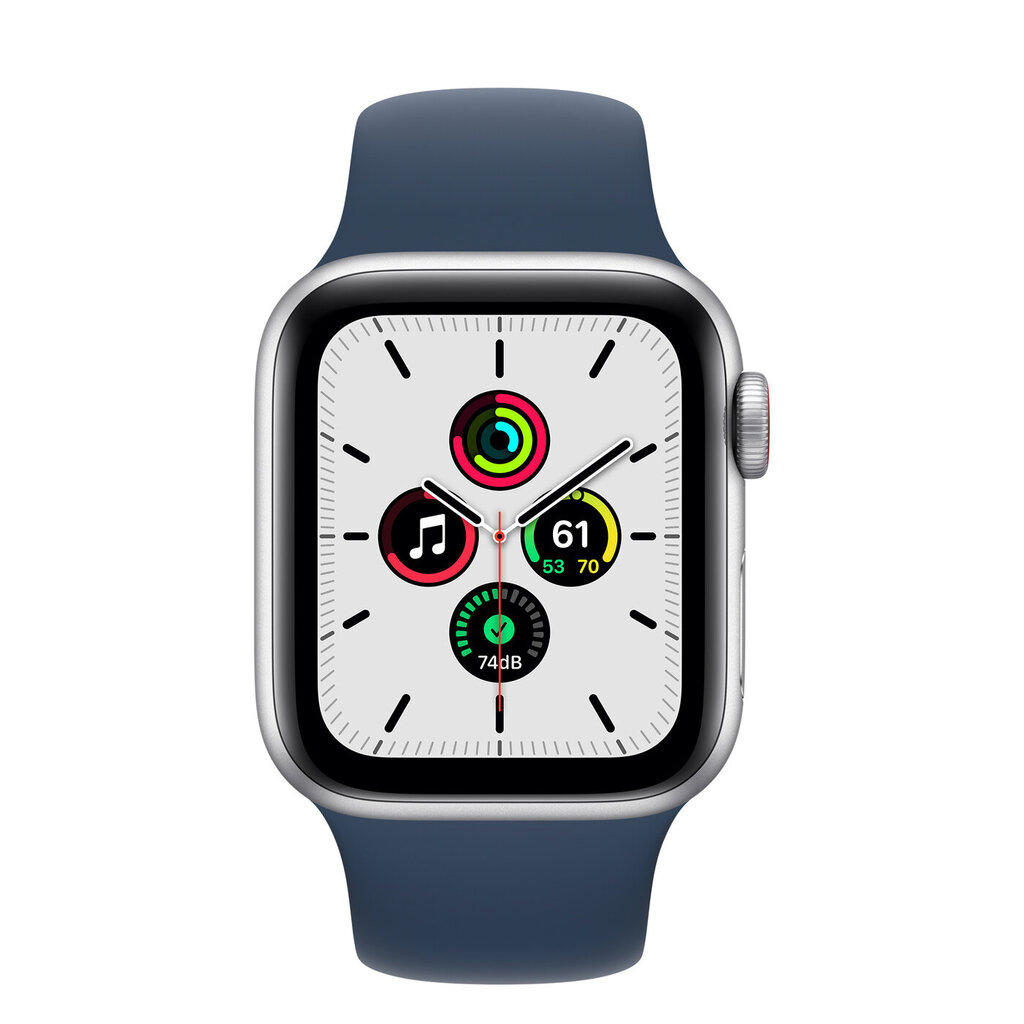 Apple Watch Series SE 40mm Aluminium GPS Silver (atjaunots, stāvoklis A) цена и информация | Viedpulksteņi (smartwatch) | 220.lv