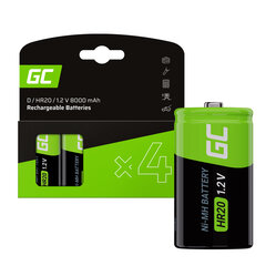 Элементы Green Cell D R20 HR20 цена и информация | Батарейки | 220.lv