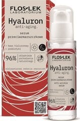 Pretgrumbu serums FlosLek Hyaluron anti-aging, 30 ml цена и информация | Сыворотки для лица, масла | 220.lv