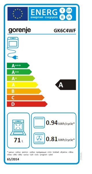 Gorenje GK6C4WF cena un informācija | Elektriskās plītis | 220.lv