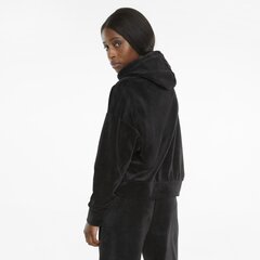 Džemperis sievietēm Puma HER Velour Hoodie Puma Black - 58952001, melns cena un informācija | Jakas sievietēm | 220.lv