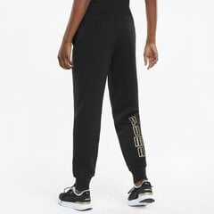 Ikdienas bikses sievietēm Puma Holiday Pants FL Puma Black - 58955301, melnas cena un informācija | Bikses sievietēm | 220.lv