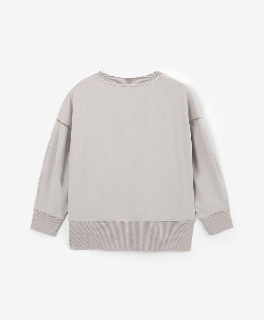 Gulliver krekls ar garām piedurknēm meitenēm, pelēkas krāsas цена и информация | Jakas, džemperi, žaketes, vestes meitenēm | 220.lv