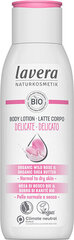 Viegls ķermeņa losjons ar Organic Wild Rose (Delicate Body Lotion) 200 ml cena un informācija | Ķermeņa krēmi, losjoni | 220.lv