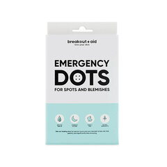 Plāksteri jutīgai ādai ar noslieci uz pūtītēm Emergency Dots cena un informācija | Sejas maskas, acu maskas | 220.lv