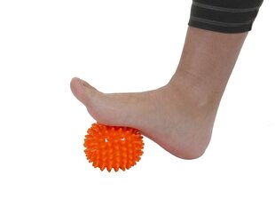 BEAUTY REFLEXBALL masāžas bumba ar tapām, 8 cm diametrā цена и информация | Аксессуары для массажа | 220.lv