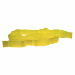 Thera-band lente ar cilpām CLX, dzeltena, 2,20 m cena un informācija | Fitnesa gumijas, gredzeni | 220.lv