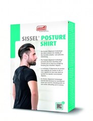 T-krekls stājas korekcijai SISSEL® vīriešiem, melns cena un informācija | Ķermeņa daļu fiksatori | 220.lv