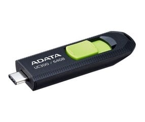 Adata Choice UC300 64гб зеленый USB 3.2 Gen 1 цена и информация | USB накопители | 220.lv