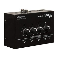 Усилитель для наушников Stagg SHA-4 EU цена и информация | Принадлежности для музыкальных инструментов | 220.lv
