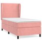 Atsperu gulta ar matraci vidaXL, 80x200 cm, rozā цена и информация | Gultas | 220.lv